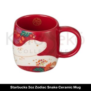 Starbucks 3oz Zodiac Snake Ceramic Mug