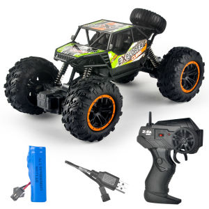 1/16 Remote Control Cars for Boys Alloy 4wd Monster Truck Crawler 40mhz Climbing Rc Car 4x4 Monster Truck Bigfoot Remote Control Car Model Off-Road Toys