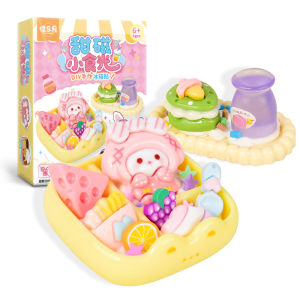 Set Mainan Makanan Mini DIY Kit Susu Teh Main Masak Masak Untuk Kanak Kanak Perempuan Mainan Pendidikan Kreatif Buatan Tangan Mini DIY Food Playset Kit Pretend Milk Tea Set for Girls Educational Toy Creative Craft Box 儿童迷你食玩DIY手工材料包仿真奶茶杯套装过家家女孩益智玩具 E061