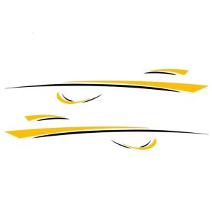 Self Adhesive Sticker Easy Installation and Remove Decorative Sticker DIY Stripes Images Decal Sticker Body Decoration