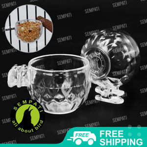 SEMPATI Cepuk No 5 Diamond Sempati Untuk Burung Kecil Cepuk Nektar Nectar Cangkir Wadah Tempat Pakan Minum Burung Kolibri Ninja Konin Pleci Sogon CN4DMSM