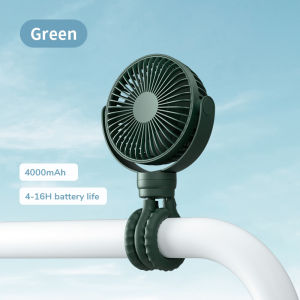 Andador ng sanggol Stroller Fan Rechargeable Portable Clip Baby Car and Light Bladeless Safe Fan for Child Walking