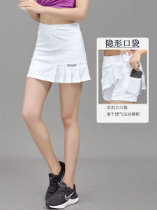 New Sports Tennis Skirts Badminton Golf Skort Skirt for Women Pleated Mini Skirt Quick Dry Running Fitness Skorts