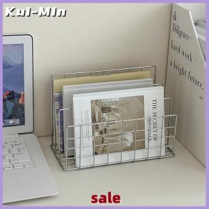 Kui-Min Ins Minimalist Iron Desktop Storage Rack Organizer Table Organizing Rack Document Book Rack Desk Multi-functional Storage Rack
