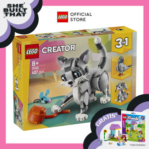LEGO Creator 31163 Playful Cat (407 Pieces) Building Block Toys Bricks