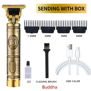 Hair Trimmer for Men Razor Shaver for Men Rechargeable Razor for Haircut Original Hair Clipper Razor Vintage Clipper(with 4 Combs and Maintenance Oil)