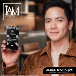 IAM Amazing worldwide Black Coffee mix with Organic Barley 10 sachets x 2.5g | Barley made in Australia FDA Approved