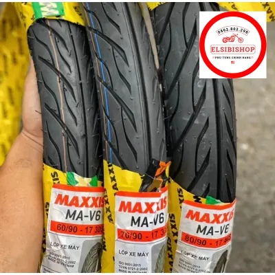 Vỏ Lốp xe Maxxis gai xương cá phượng hoàng MA-V6 ( xài ruột ) 50/90-17 Chính Hãng