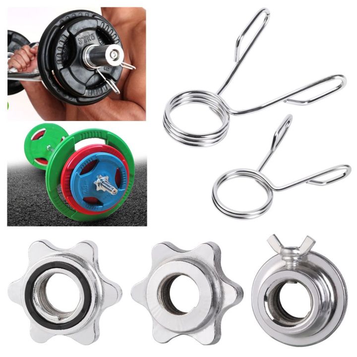 Agonie Sports Sport Olympic Gym Weight Barbell Bar Clips Spin Lock ...