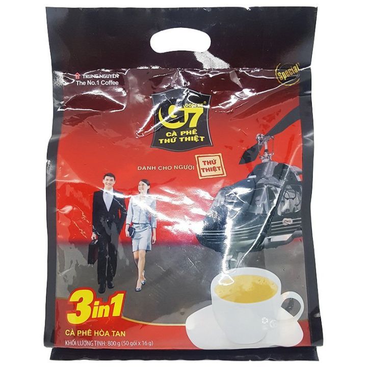 Cà phê hòa tan sữa 3in1 G7 bịch instant Coffee mix 3 in 1 | Lazada.vn