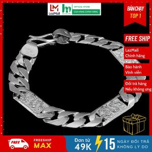 Lắc Tay Nam Bạc Hiểu Minh LTN019 Bảo Hành Vĩnh Viễn