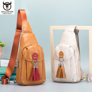 BULLCAPTAIN Womens  Chest Bag Casual Fashion Shoulder Bag Multifunctional Large Capacity Womens  Messenger Bag