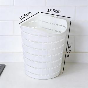 Plastic Hollow Rotating Storage Basket Fashion Style Bakul Simpanan Berputar Keep It Neat And Clean Suitable For Kitchen