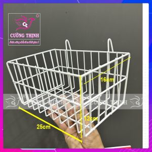 {HÀNG LOẠI DÀY} Giỏ cài lưới sắt - (C120xR160xD250)mm. Rổ treo khung sắt trang trí đựng mỹ phẩm phụ kiện.giá rẻ
