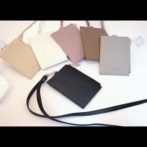 2023 New PU Soft leather card holder stylish simple portable for storing cards direct factory wholesale