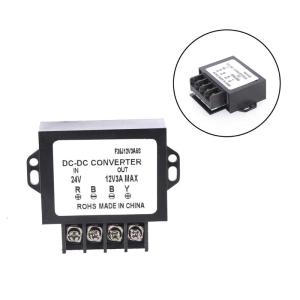 Efficient 24V to 12V 3A/5A Voltage Converter Power Adapter Module for Car Electronics Water Resistant Designing