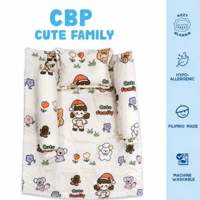 🥇 Baby Crib Mattress Comforter Set by KOZY DIno Snug & Little Bear Cute Family and strawberry bunny