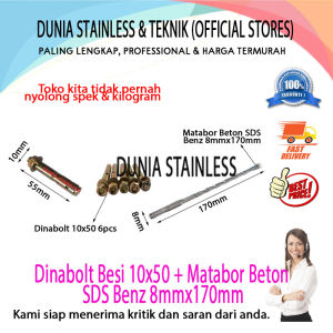 Dinabolt 10x50(3717) + Matabor Beton SDS Benz 8mmx170mm