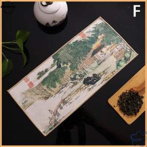 Follow Get More【Metonna】 Chinese Professional Rag Painted Thick Tea Towel Super Absorbent Tea Cleaning