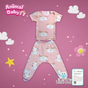 LITTLE OWL - SETELAN PENDEK CELANA PANJANG LITTLE OWL - SETELAN BAJU ANAK LITTLE OWL - SET BAJU BAYI
