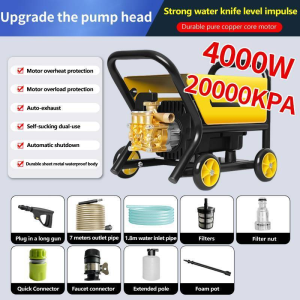 Herder 4000W Car Washer Heavy Duty High Pressure Power Sprayer Portable Household Car Washing Machine