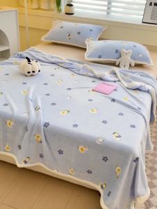 Blanket Cover Thin Office Nap Small Blanket Student Dormitory Air Conditioning Blanket Childrens Small Blanket Four Seasons LZD