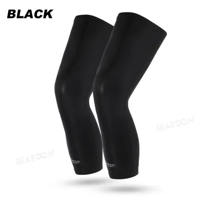 1Pair Sports Pressurized Elastic long Knee Pads Support Compression Brace Fitness Protector