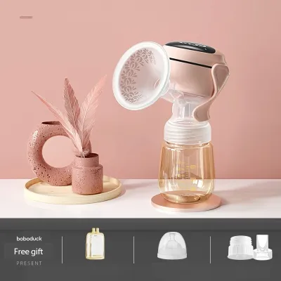 Boboduck 9 Gears Portable Single Electric Breast Pump With Bottle Feeding Wireless F5002