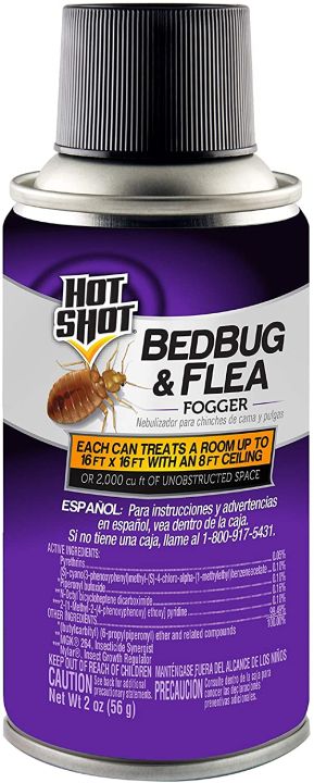 Bed bug and Flea Killer Hotshot Fogger, PREMIUM product, 1 Can 2oz ...