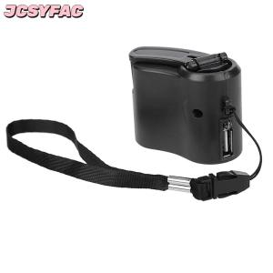 JCSYFAC Khẩn cấp ngoài trời Hand Crank Power Dynamo sạc khẩn cấp 5.5V sạc du lịch ngoài trời Survival phụ kiện