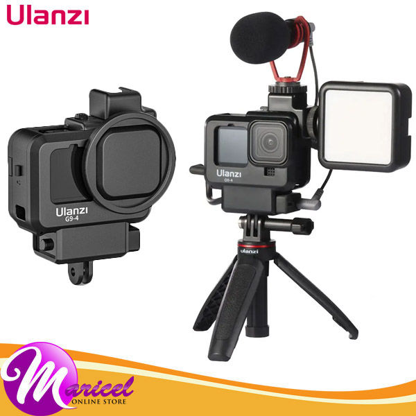 Ulanzi GoPro Hero 12, Hero 11, Hero10, Hero Action Camera Protective  Expansion Housing Vlog Frame Cage G9-4 Lazada PH