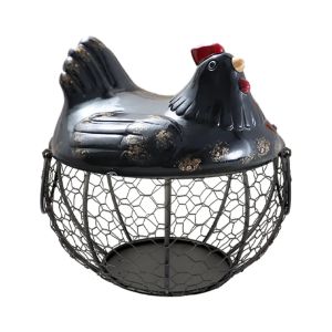 Keranjang Telur Ayam Egg Storage Basket Chicken Shape Ukuran L