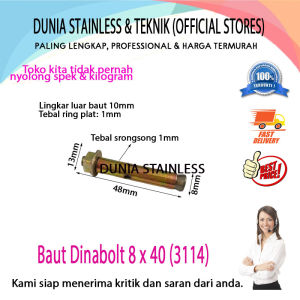Baut Dinabolt 8 x 40 (3114) aksesoris teknik bengkel