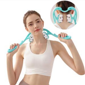 Dụng cụ massage Cổ Vai Gáy 6 Bi (MODEL NÂNG CẤP 2023) giảm đau mỏi đốt sống cổđau mỏi vai gáy