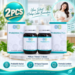 I*N*F*N*I*T*Y Probiotic Plus 30 Vege Caps Probiotik + Prebiotik Kesihatan Usus & Pencernaan