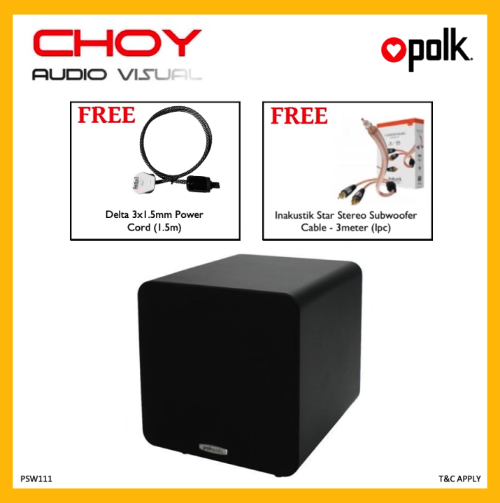 Polk audio subwoofer sales 8 inches