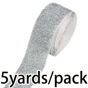 (5 Yards/pack) 40mm Powder Coated Velvet Ribbon Clothing Sewing Accessories Gift Packaging Holiday Party Decoration Ribbon DIY