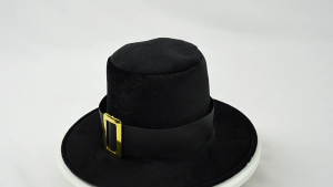 Black Ribbon Tall Hat for Halloween Party Theatrical Performances Adult and Children Cosplay Costume Accessory Jazzy Hat