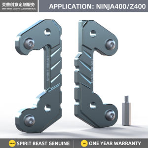 SPIRIT BEAST For Kawasaki Z400 Ninja 400 Motorcycle Foot Pedal raising bracket accessories Front pedal heightening and back moving bracket