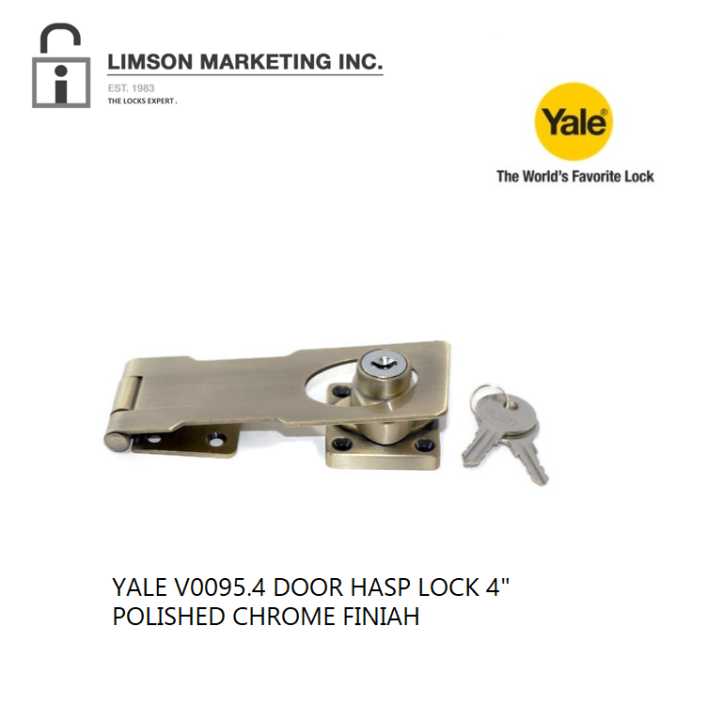 YALE DOOR HASP LOCK & STAPLE | Lazada PH