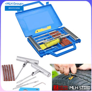 Bộ hộp dụng cụ vá lốp xelốp không sămvá lụi (vá ngoài) bằng thép không gỉ cho xe oto xe hơi và xe máy MLH