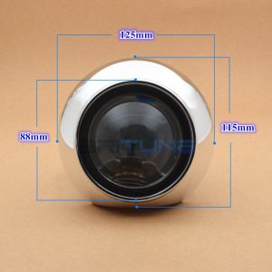Car Lens In Headlight H7 H4 Bi-xenon Retrofit Projector 3.0 inch Full Metal Tuning Car Universal Accessories H1 HID LED