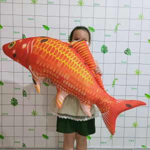 GỐI ÔM NGỦ HÌNH CÁ CHÉP GỐI ÔM 3D CHO BÉ MẪU GIÁO MỀM MỊN