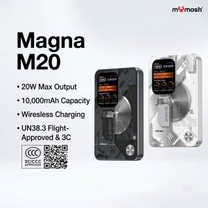 [SPECIAL EDITION] Mymosh Magna M20 Power bank 3in1 Qi2 Wireless Charge Power Bank for iPhone Apple Watch & AirPods