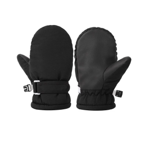 Kids Thermal Waterproof Mittens For Snowboarding Elastic Adjustable Cuffs Nonslip Grip Infant Gloves 6M-10T