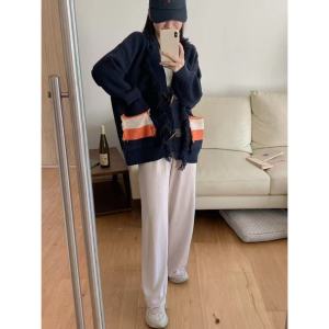 LC2154 Premium Korean Oversized Cardigan Knit Lembut Fashion Terbaru