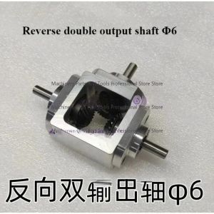 Cornerr Right Angle Transmission 1M 20T Bevel Gearbox T-Type Cross 90 Degree Commutator Ratio 1:1 Output Shaft Diameter 6MM Load 20KG 3M8Q4