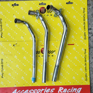 (IN21) CỔ PÔ 201 Si KHÔNG ỐNG INOX - Size 22mm 27mm 32mm dùng hàng pô zin (MS04)