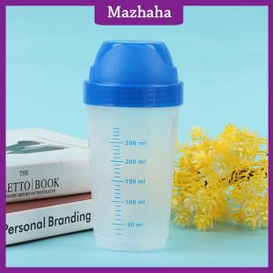 Mazhaha 300ml Shaker Bottle Creative Milkshake Protein Powder Mixing Bottle Shake Cup