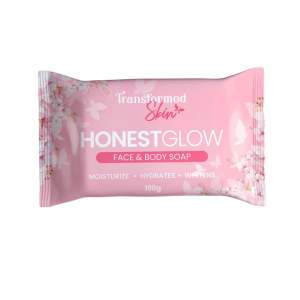 HONEST GLOW PINK NIACINAMIDE SOAP Premium Bar Soap for Even Brighter Glass Skin With & Niacinamide